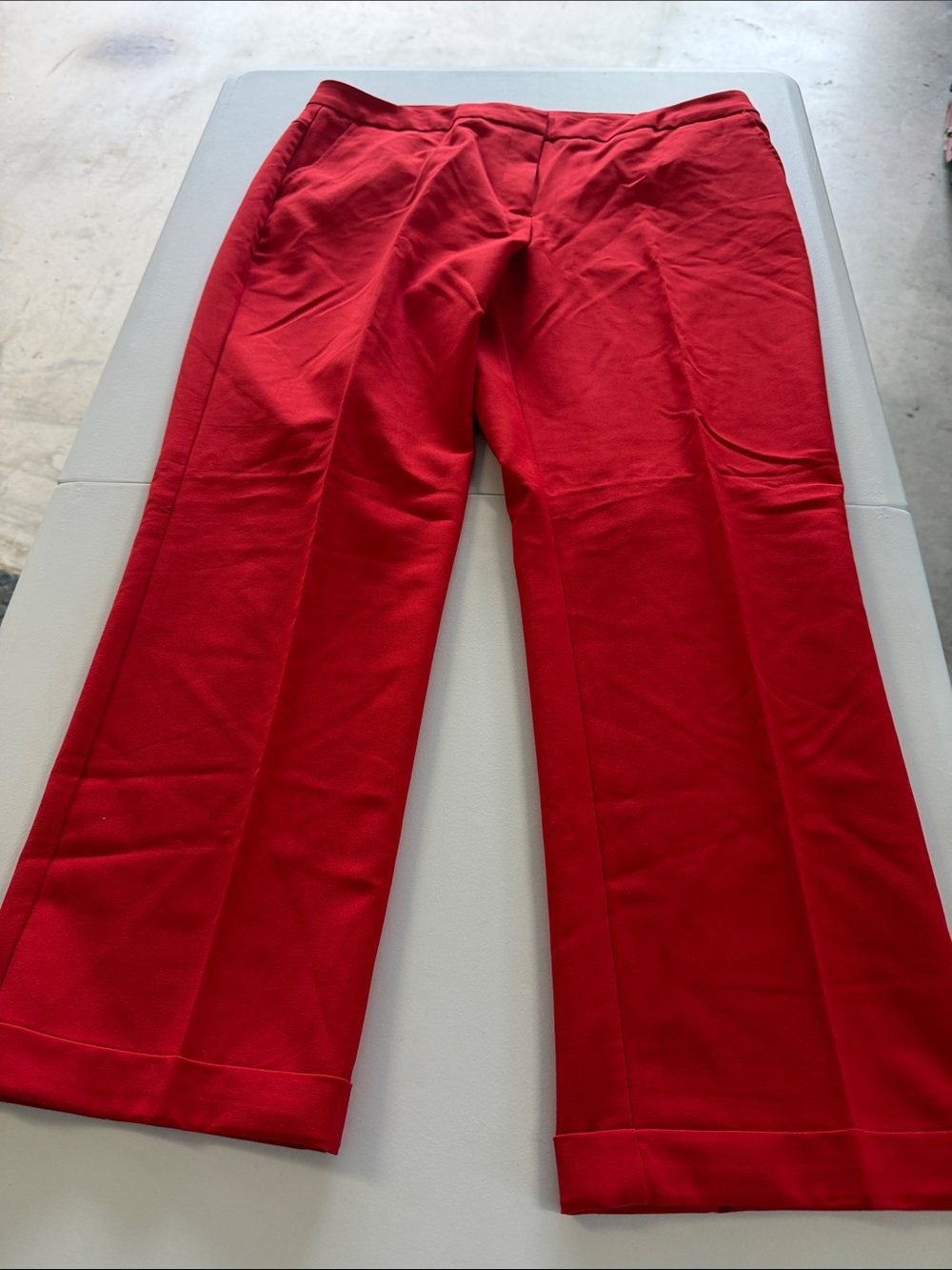 Woman’s Worthington Red Modern Fit Pants, Size 12
